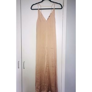 Satin Maxi Dress